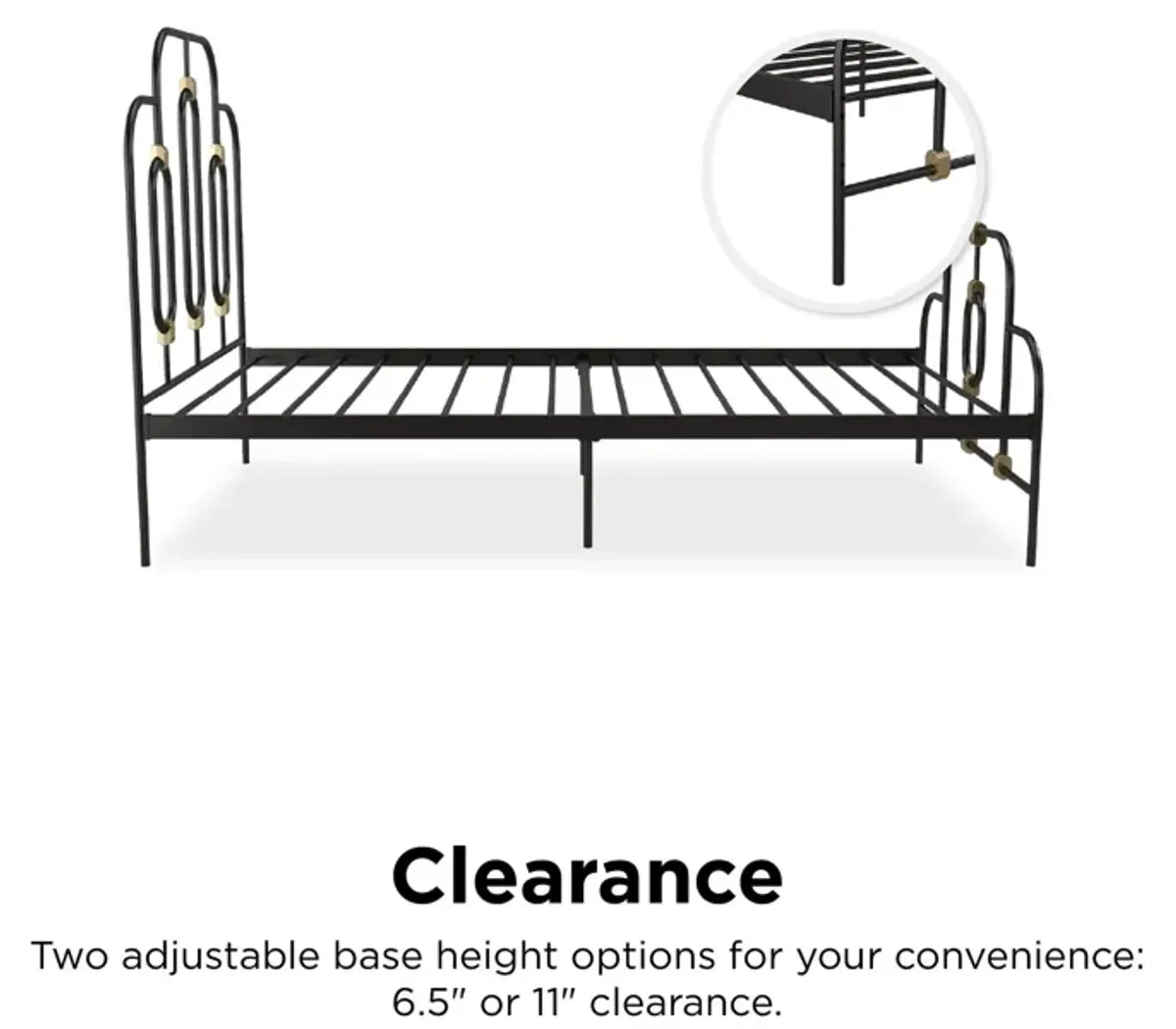 Boutique Olivia Metal Bed