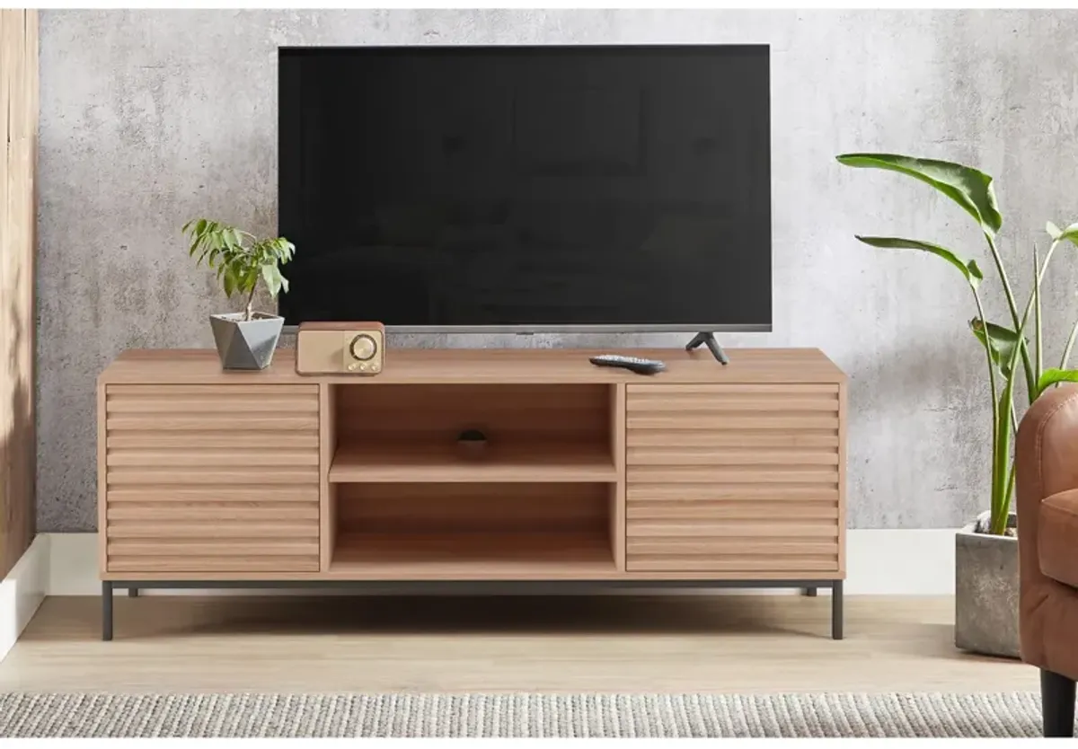 Jarrel TV Stand with 2 Side Cabinets