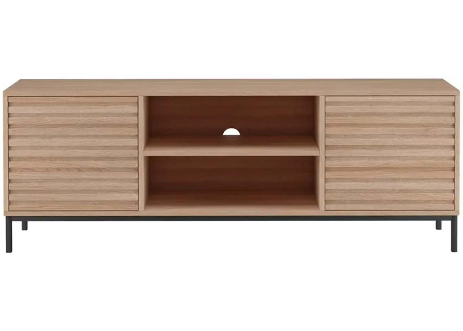 Jarrel TV Stand with 2 Side Cabinets