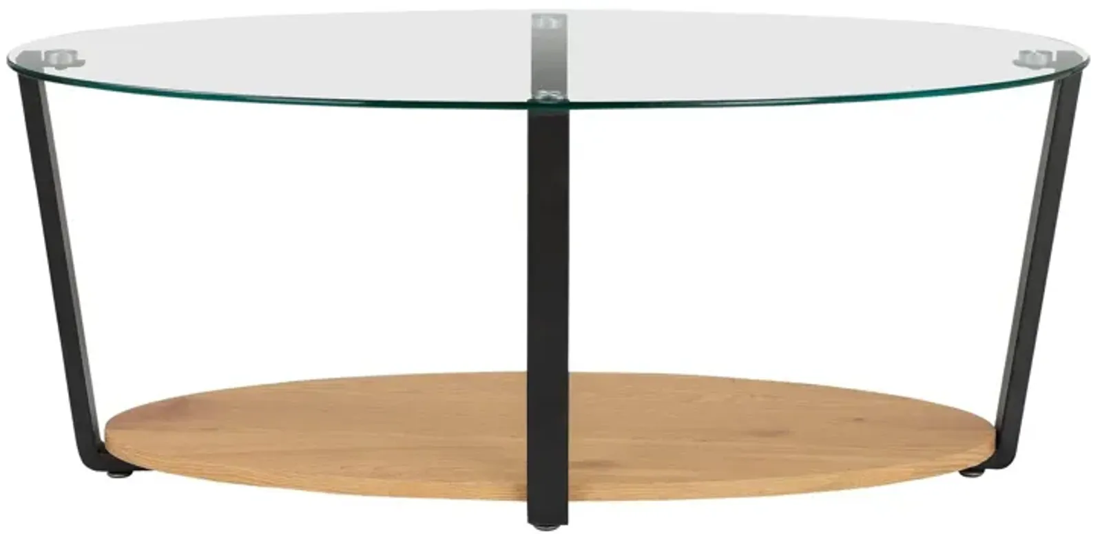 Nessa 2-Tier Glass Coffee Table