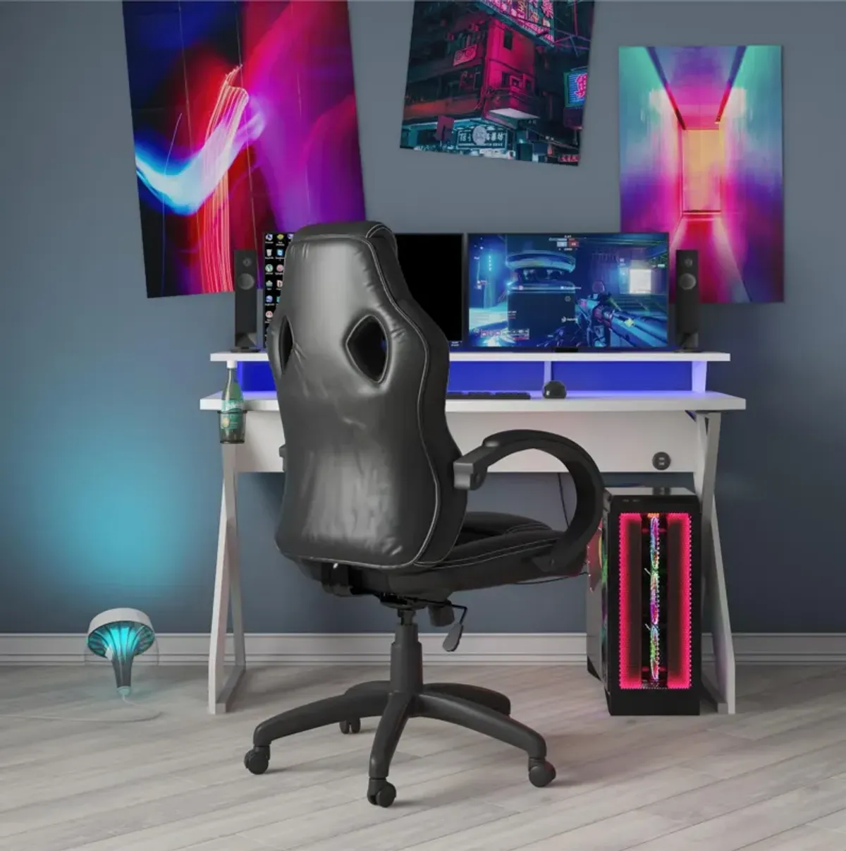 Vortex Gaming and Office Faux Leather High Back Chair