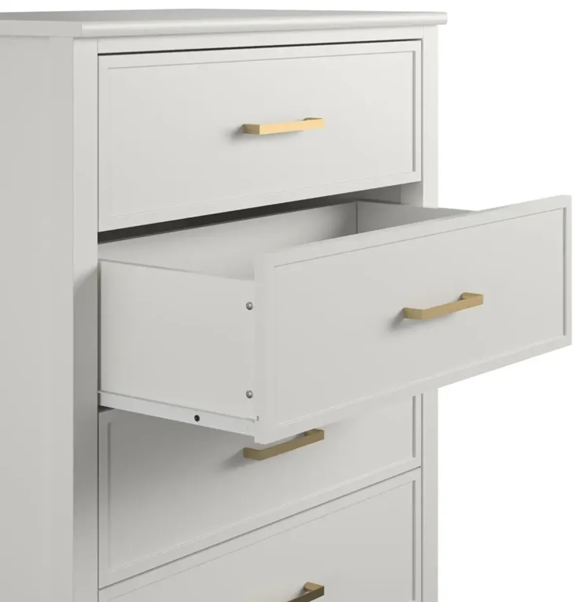 Westerleigh 4 Drawer Dresser with Gold Accents