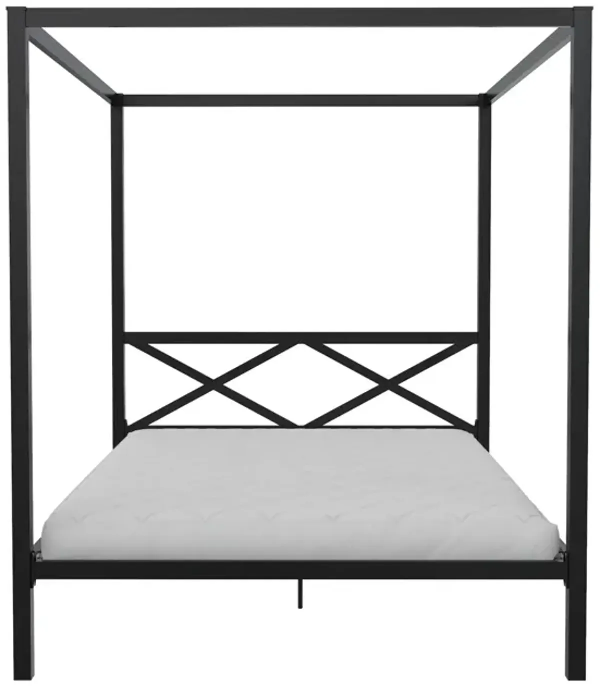 Remna Queen Metal Canopy Bed