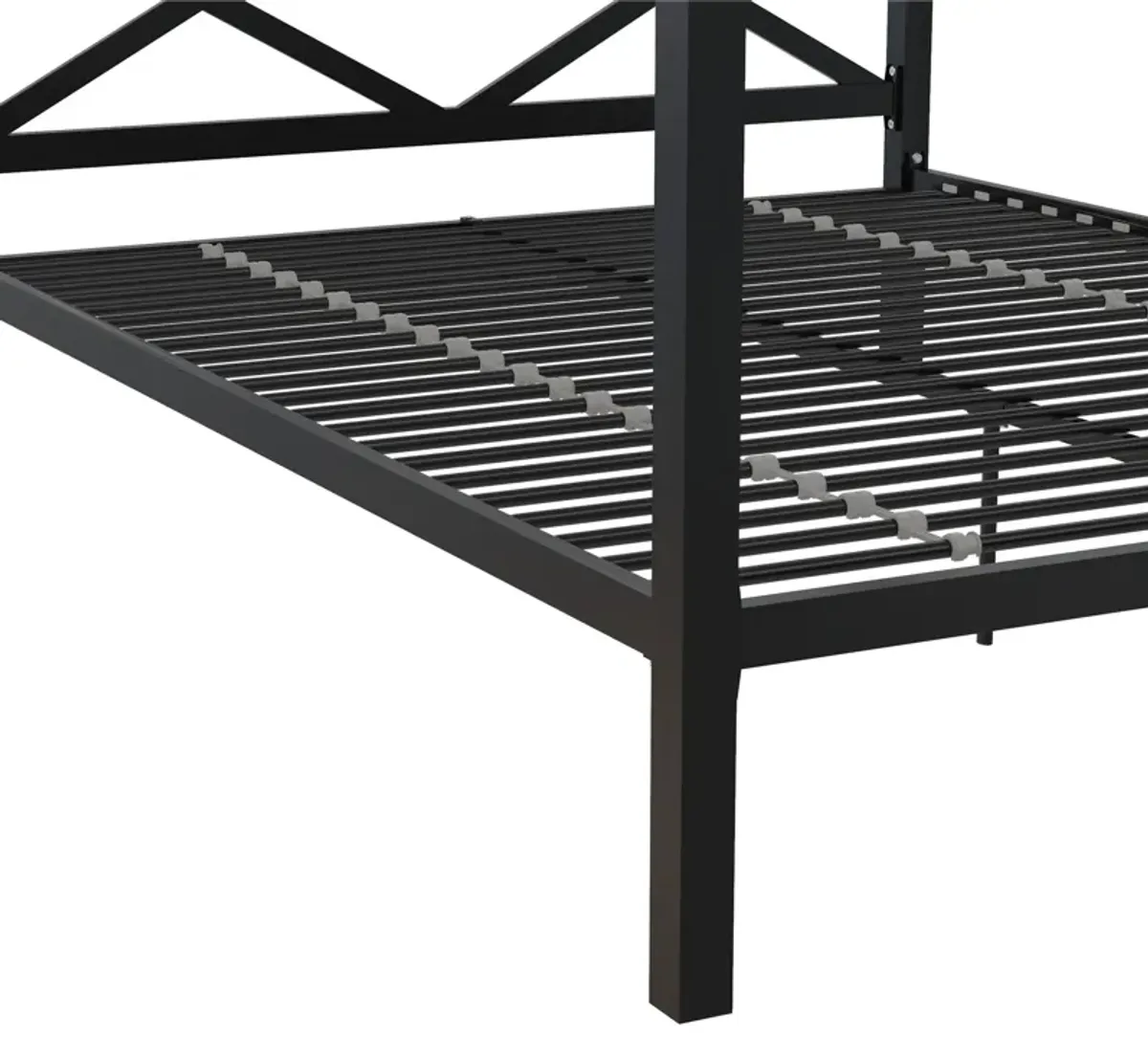 Remna Queen Metal Canopy Bed