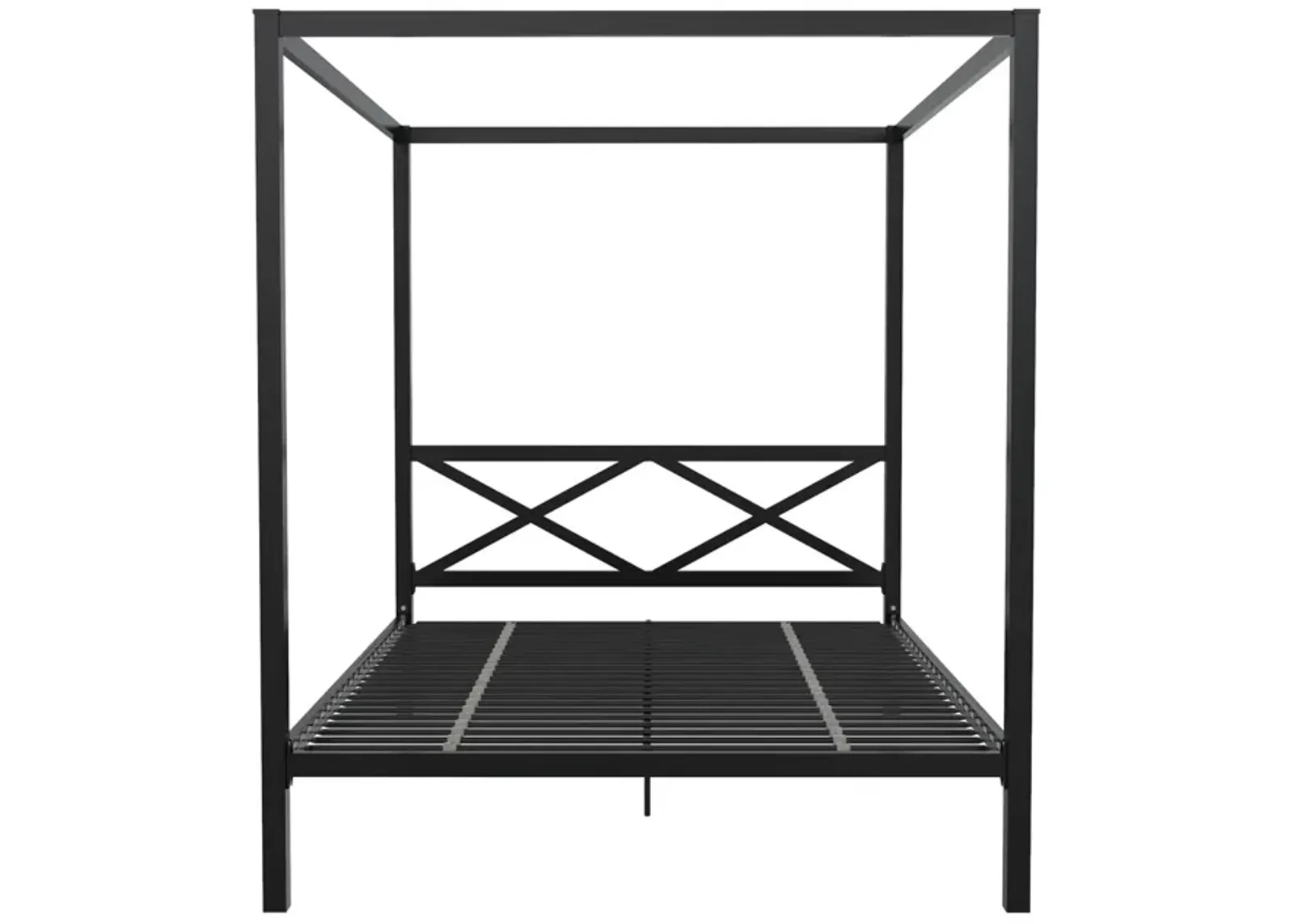 Remna Queen Metal Canopy Bed