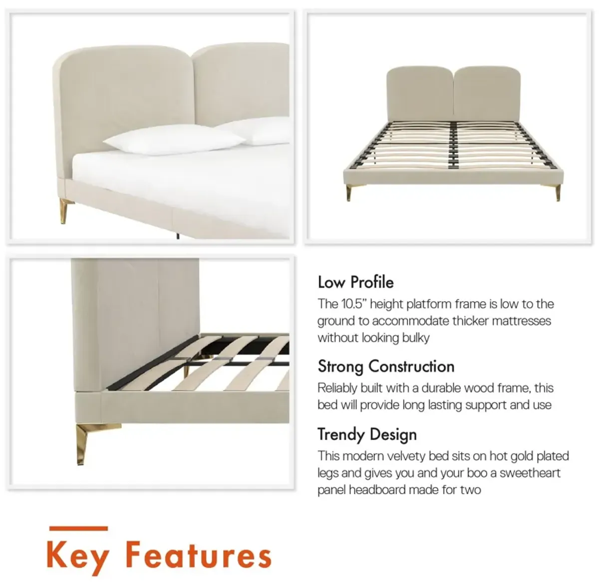 Coco Upholstered Bed