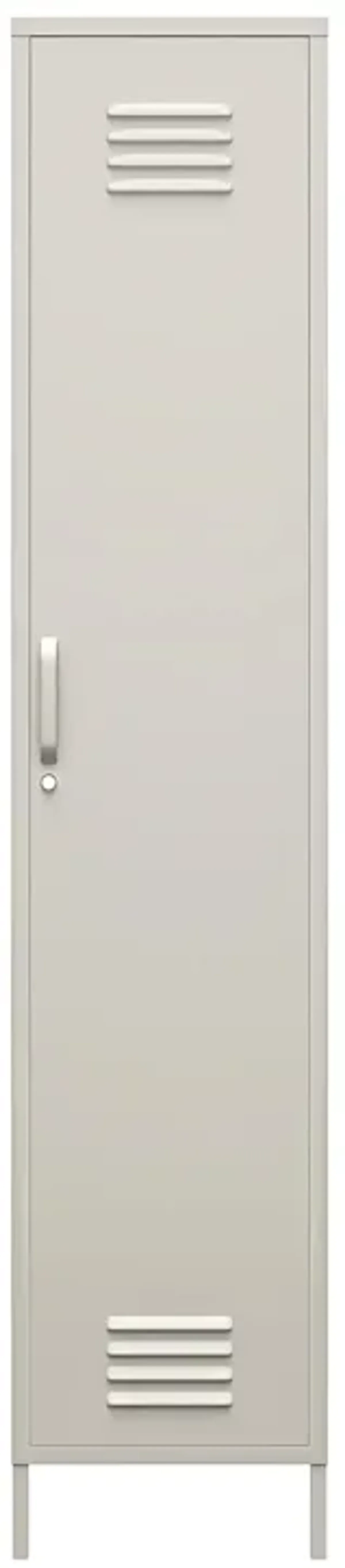 Shadwick 1 Door Tall Single Metal Locker Style Storage Cabinet