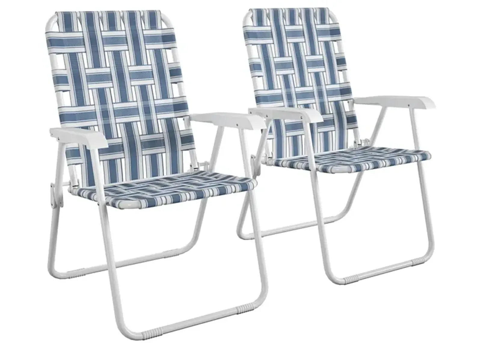 Poolside Gossip Priscilla Folding Lawn Chairs, Set of 2