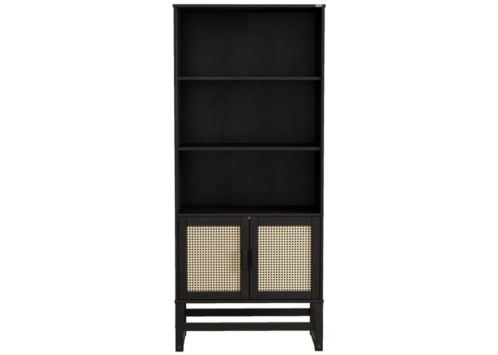 Talo 3 Shelf Bookcase with Closed Storage