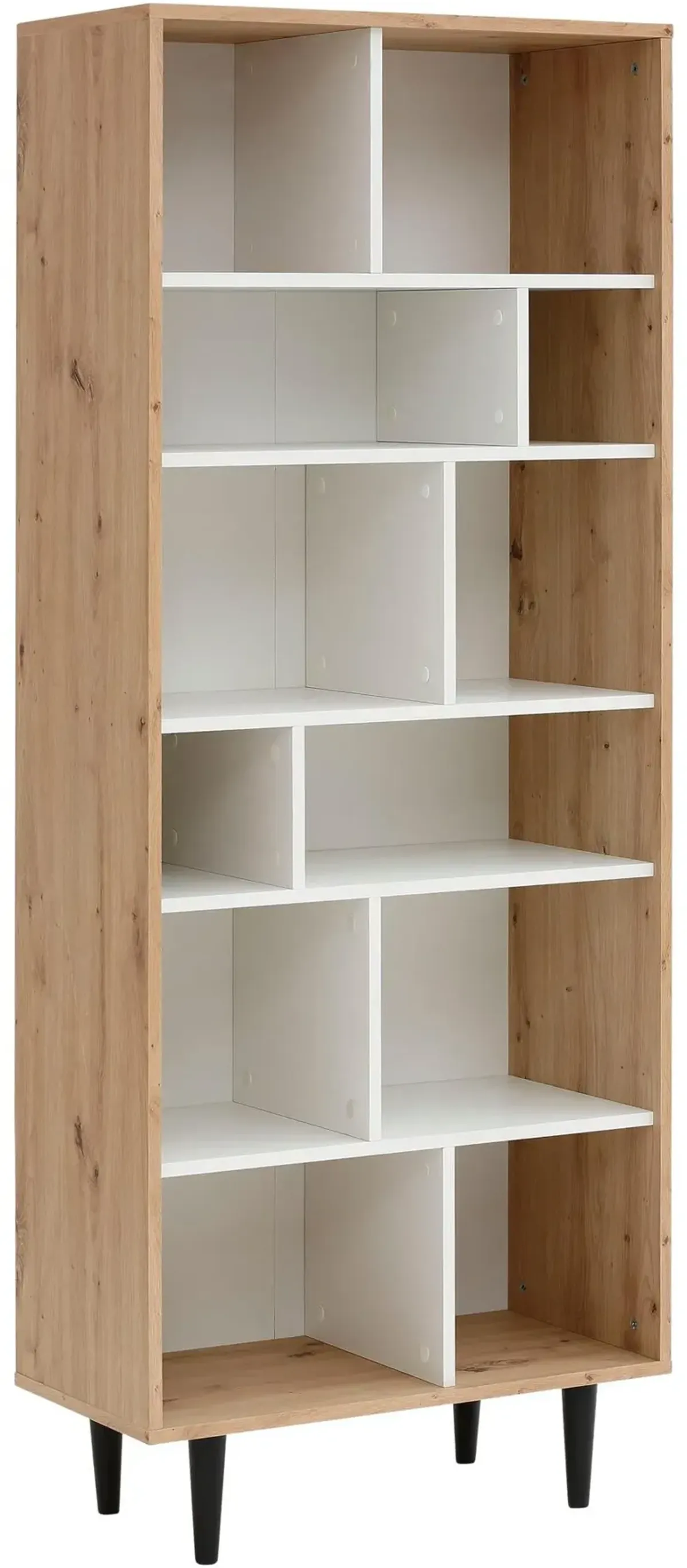 Rakel Modern Bookcase with Many Shelves