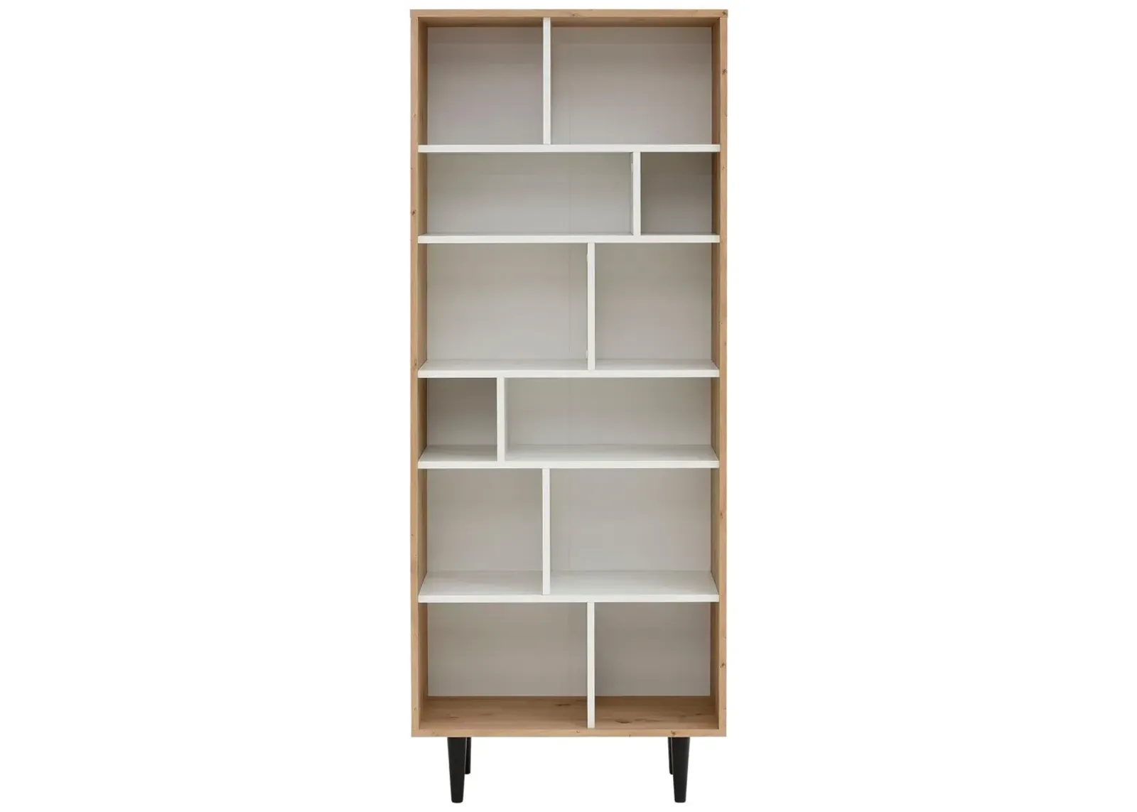 Rakel Modern Bookcase with Many Shelves