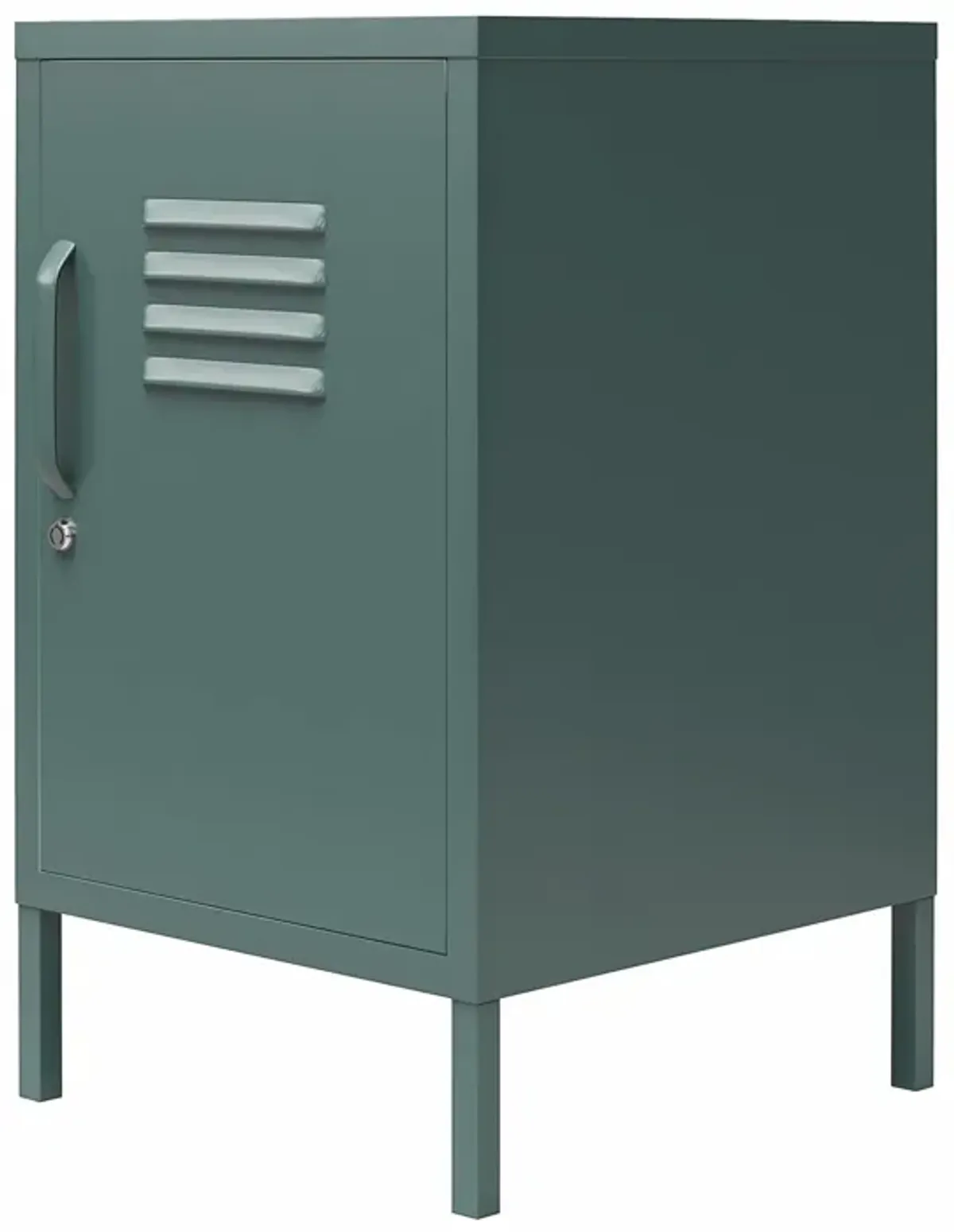 Cache 1 Door Metal Locker End Table