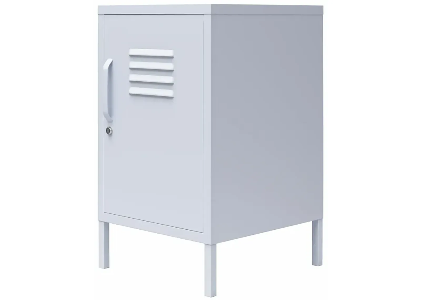 Cache 1 Door Metal Locker End Table