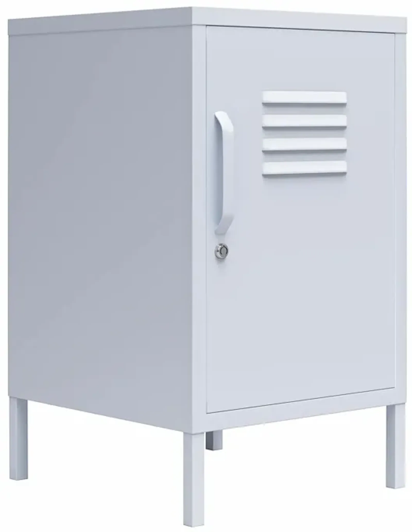 Cache 1 Door Metal Locker End Table