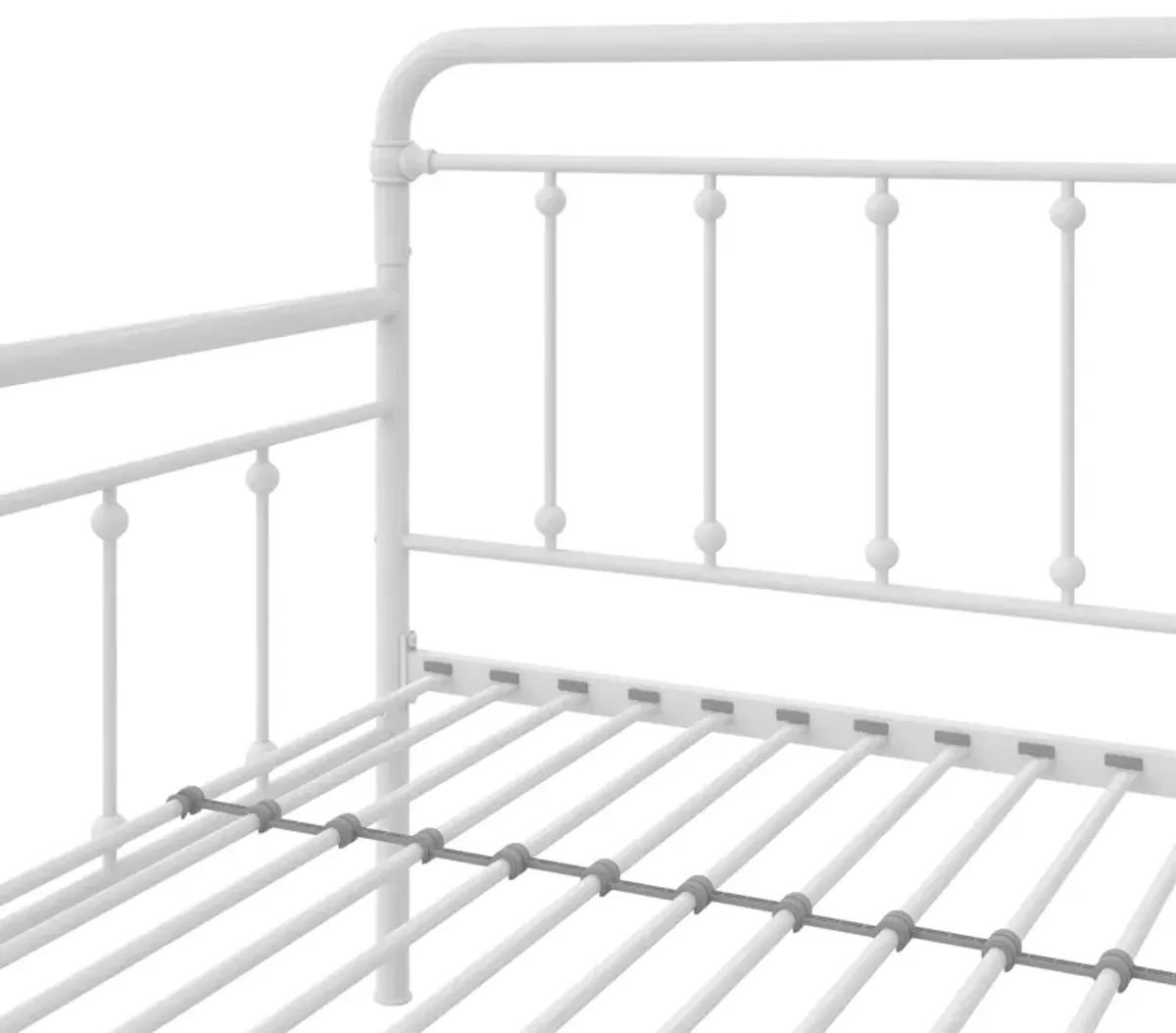 Locky Metal Daybed with Pop Up Trundle Bed