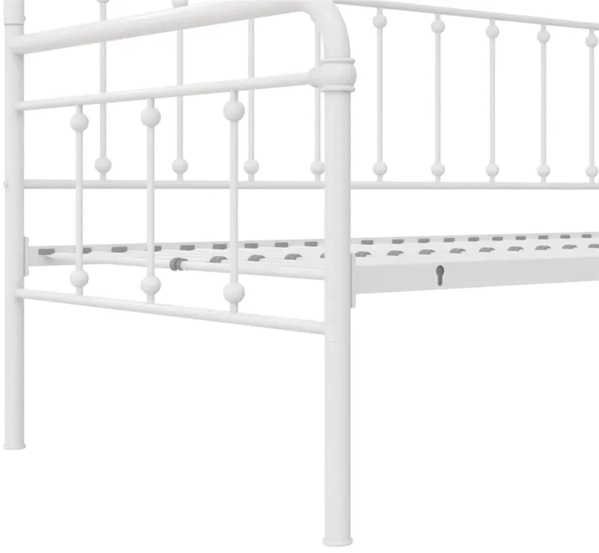 Locky Metal Daybed with Pop Up Trundle Bed