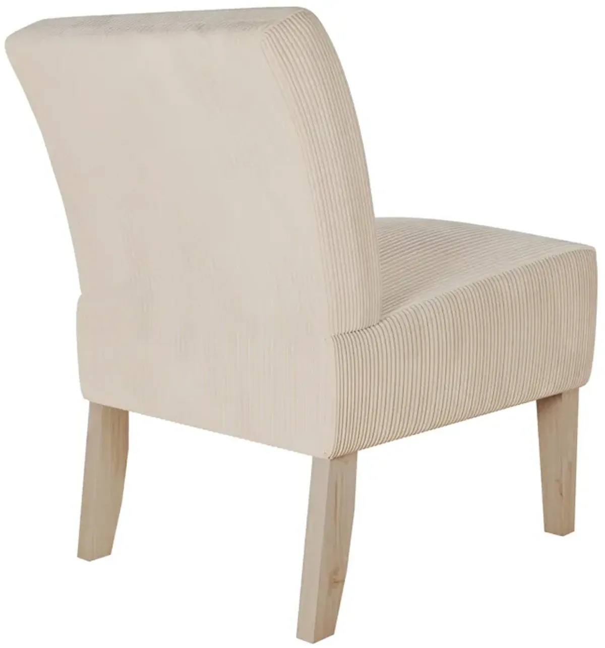 Hazen Armless Upholstered Corduroy Accent Chair