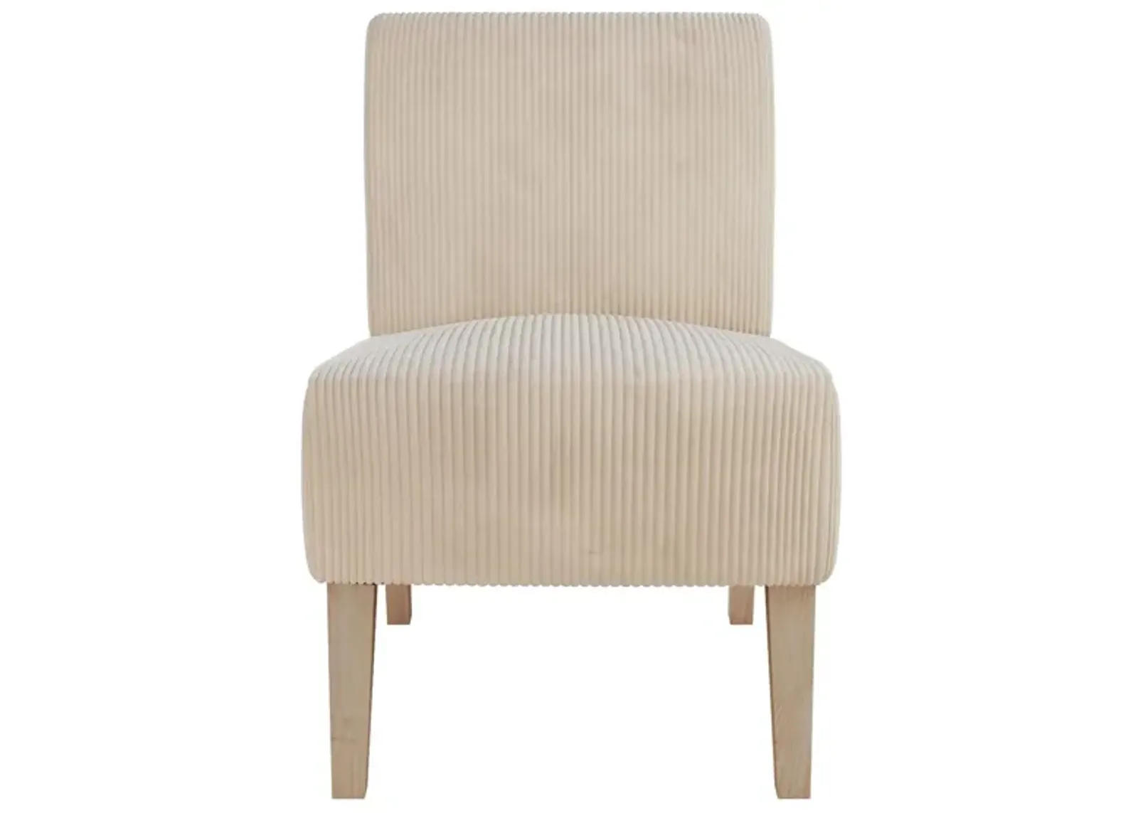 Hazen Armless Upholstered Corduroy Accent Chair