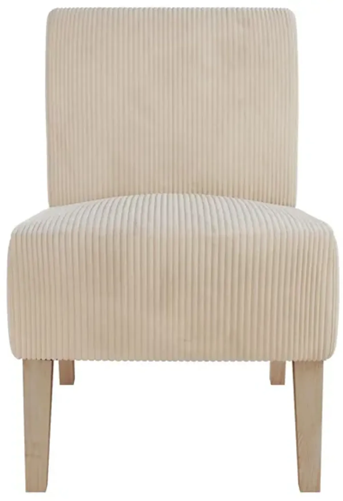 Hazen Armless Upholstered Corduroy Accent Chair