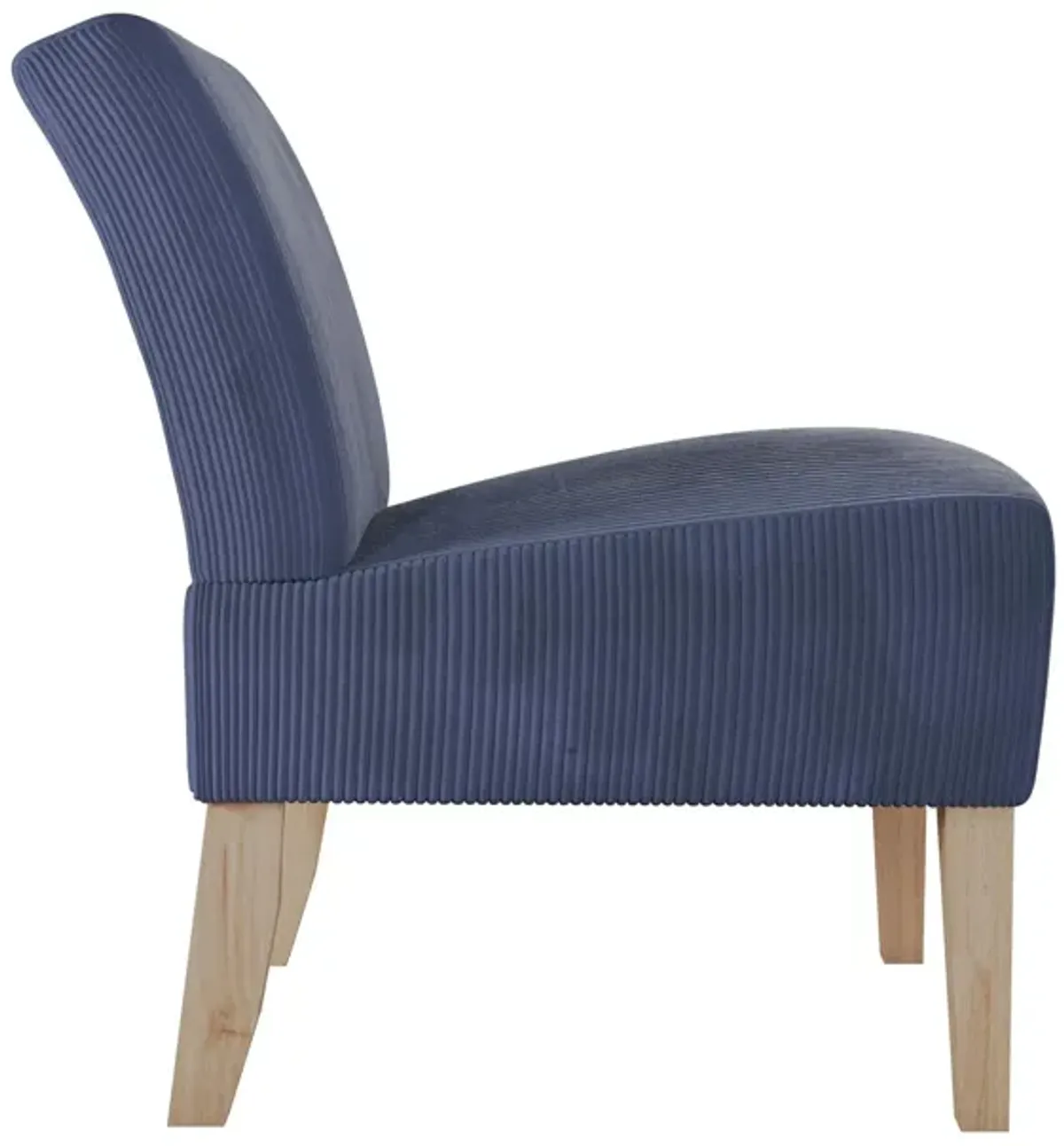 Hazen Armless Upholstered Corduroy Accent Chair