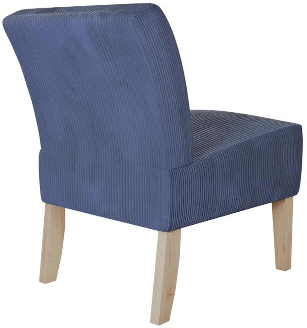 Hazen Armless Upholstered Corduroy Accent Chair