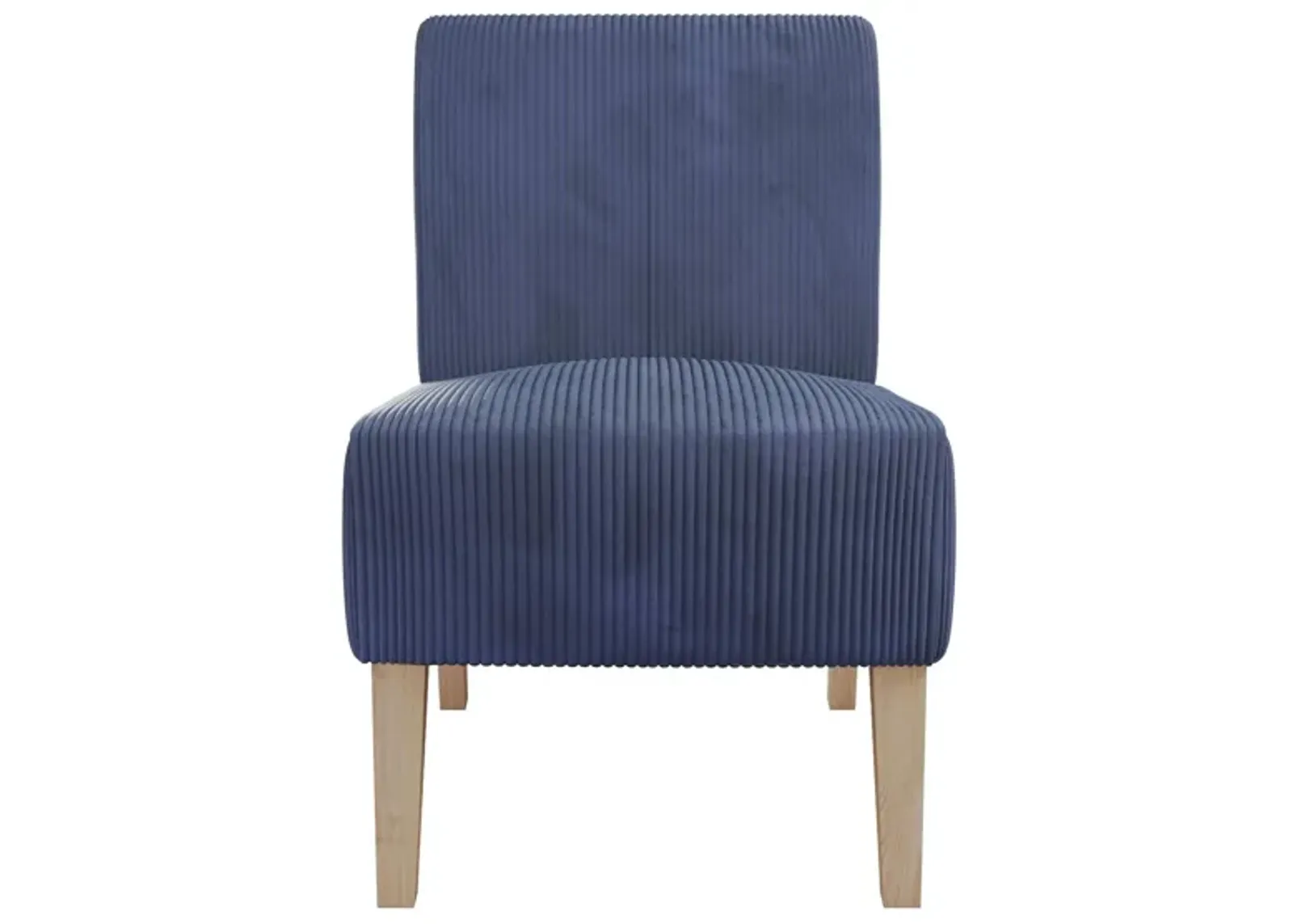 Hazen Armless Upholstered Corduroy Accent Chair