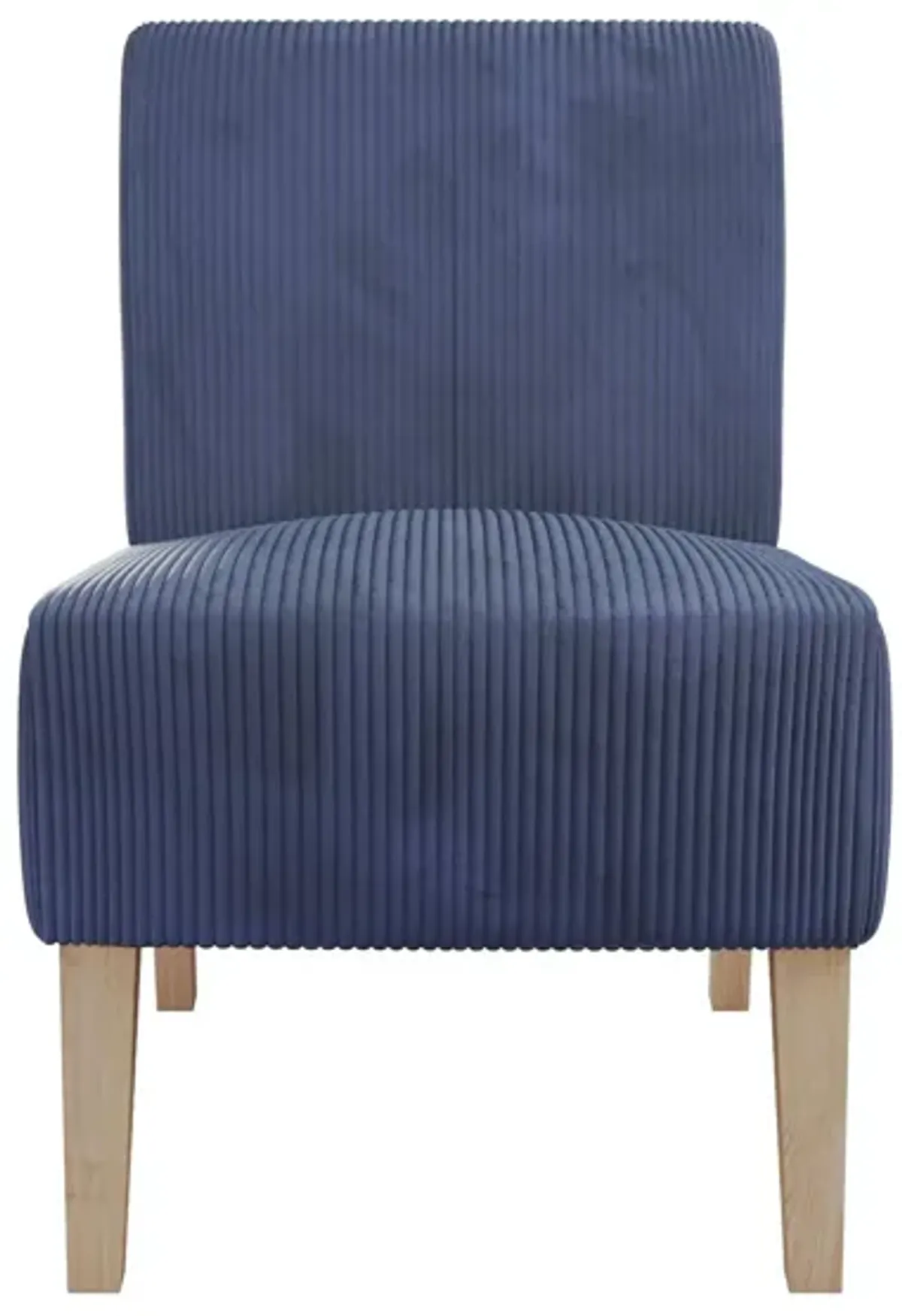 Hazen Armless Upholstered Corduroy Accent Chair