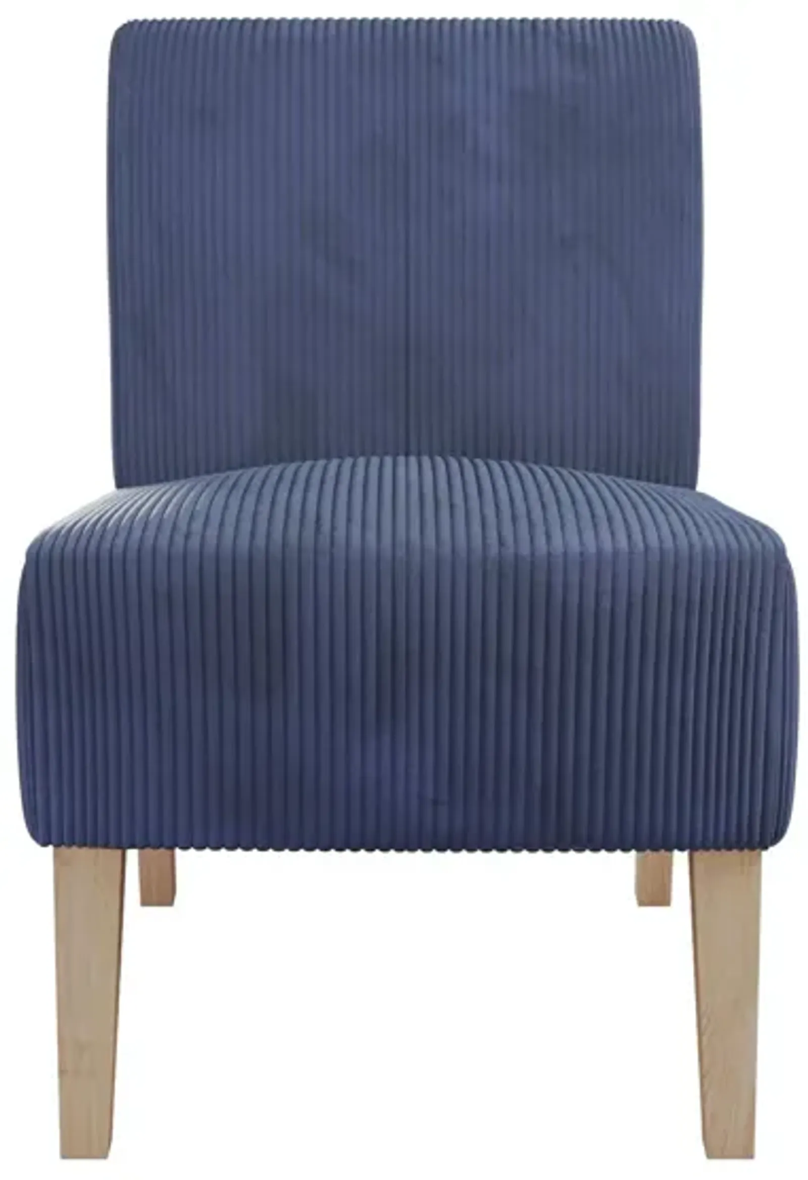 Hazen Armless Upholstered Corduroy Accent Chair