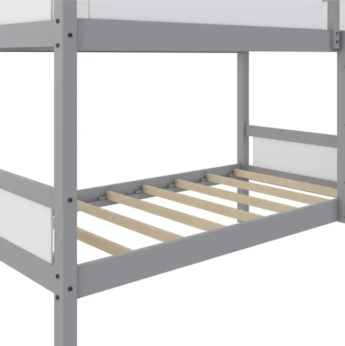 Adrian Twin over Twin Wood Bunk Bed with Integrated Ladder