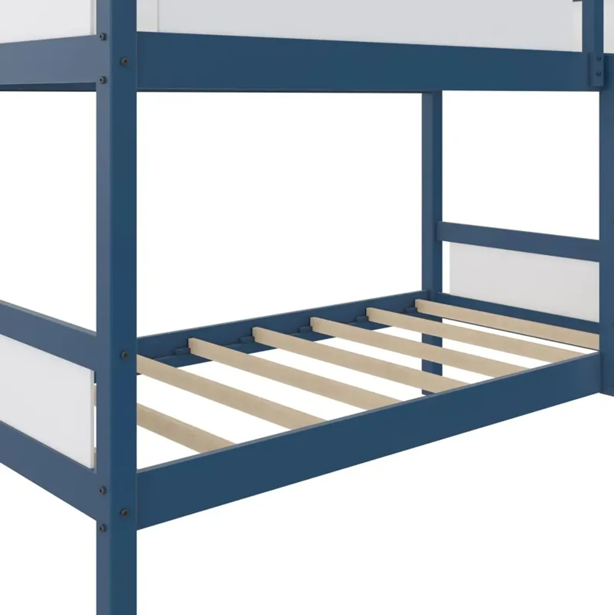 Adrian Twin over Twin Wood Bunk Bed with Integrated Ladder