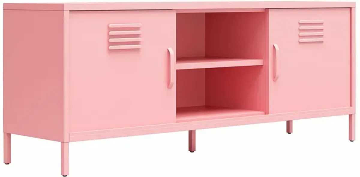 Cache Metal Locker-Style TV Stand for TVs up to 65"