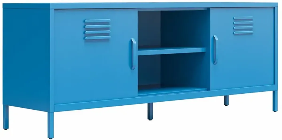 Cache Metal Locker-Style TV Stand for TVs up to 65"