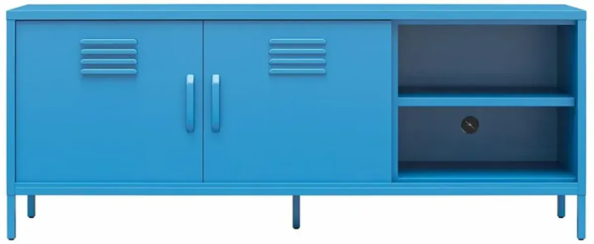 Cache Metal Locker-Style TV Stand for TVs up to 65"