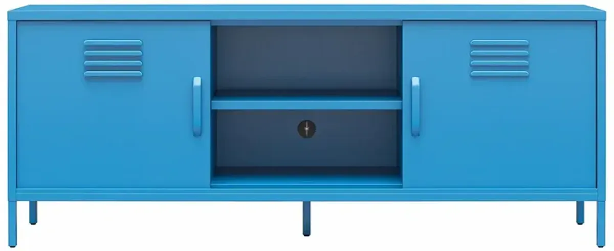 Cache Metal Locker-Style TV Stand for TVs up to 65"