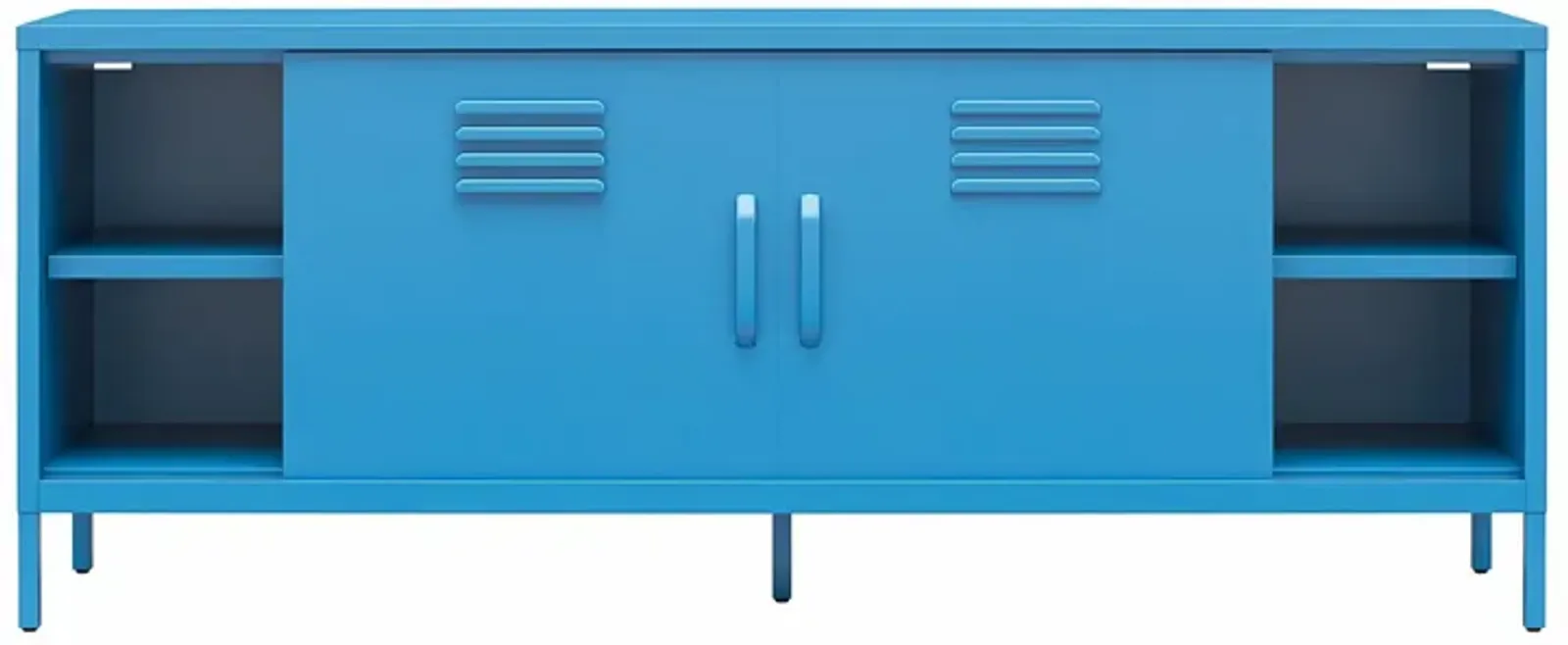 Cache Metal Locker-Style TV Stand for TVs up to 65"