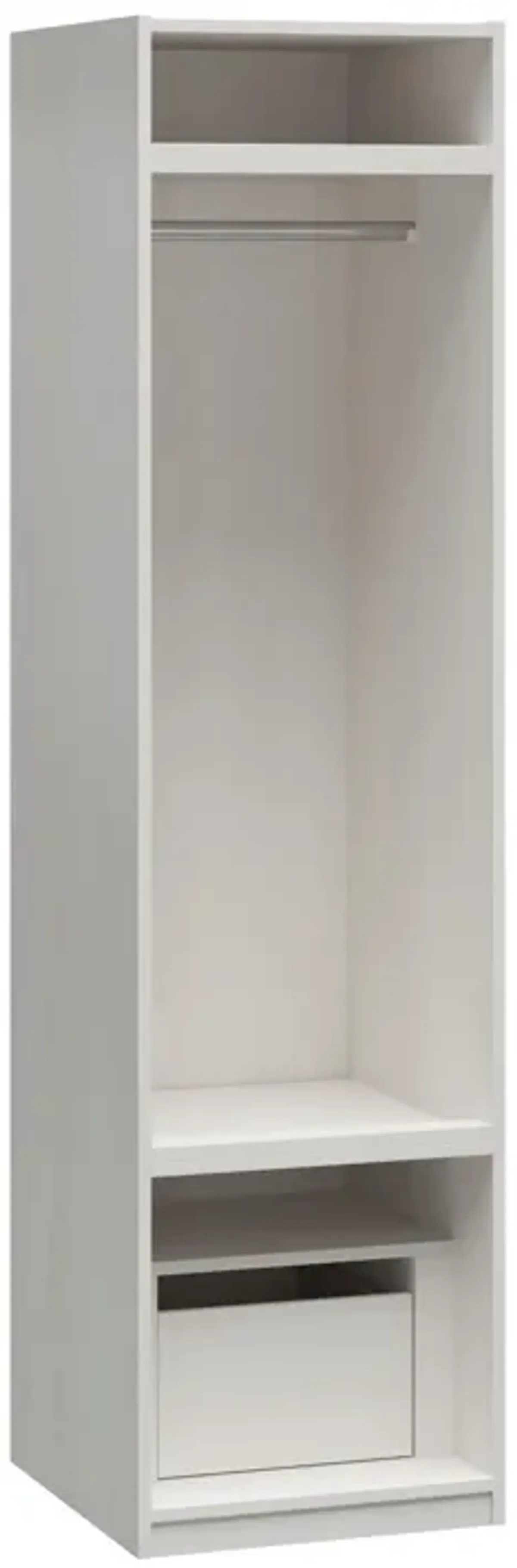 Perry Park Modular Wardrobe Shelving Unit with Drawer