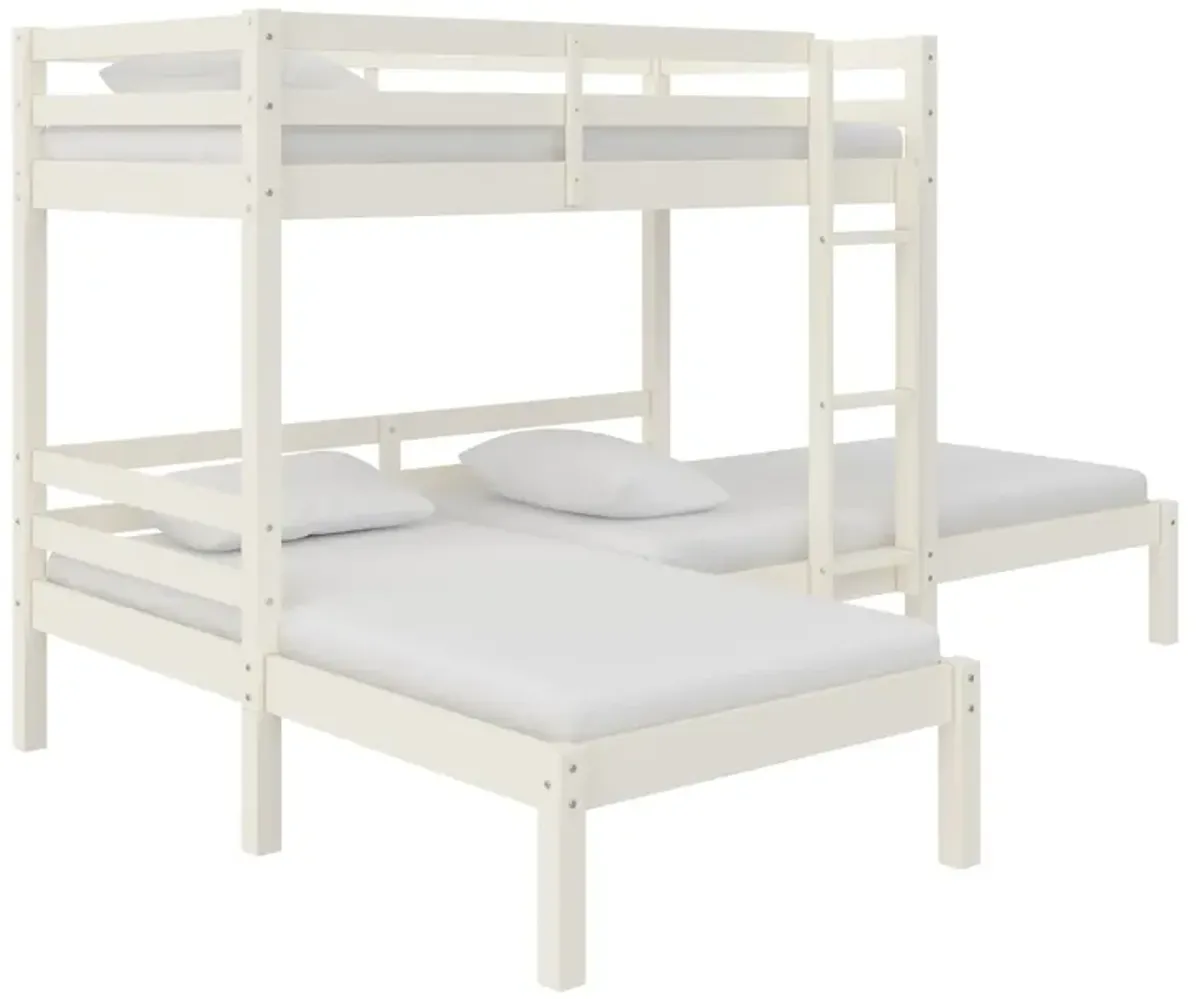 Casey L-Shaped Corner Triple Bunk Bed