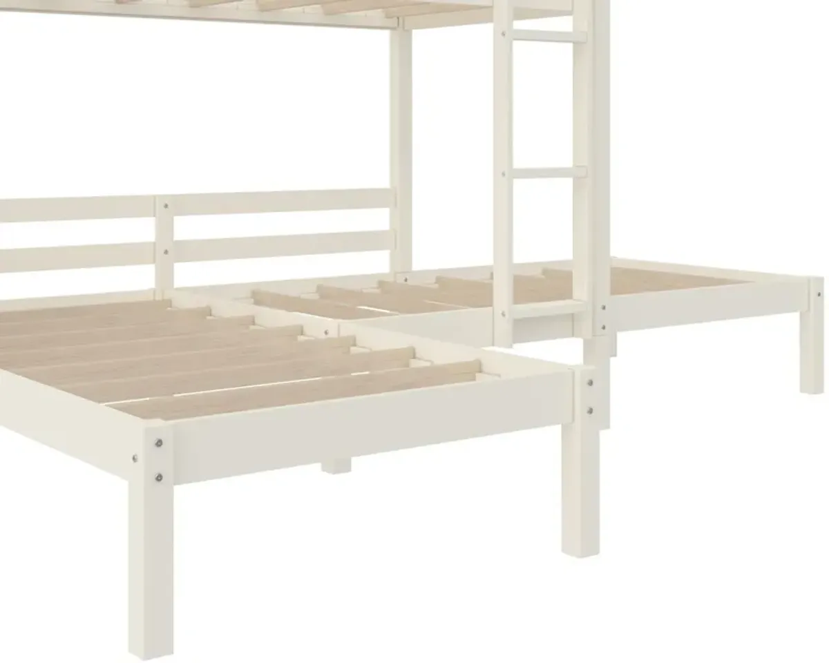 Casey L-Shaped Corner Triple Bunk Bed