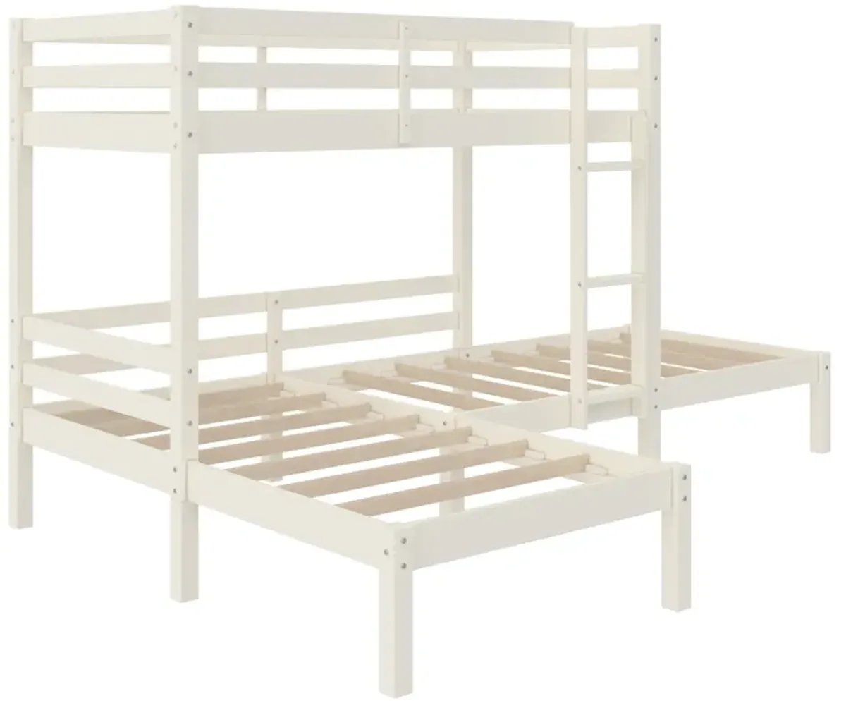 Casey L-Shaped Corner Triple Bunk Bed