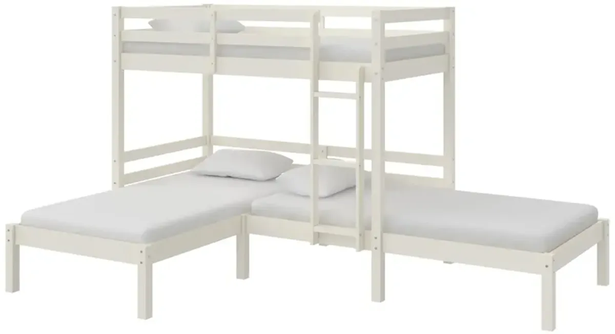 Casey L-Shaped Corner Triple Bunk Bed