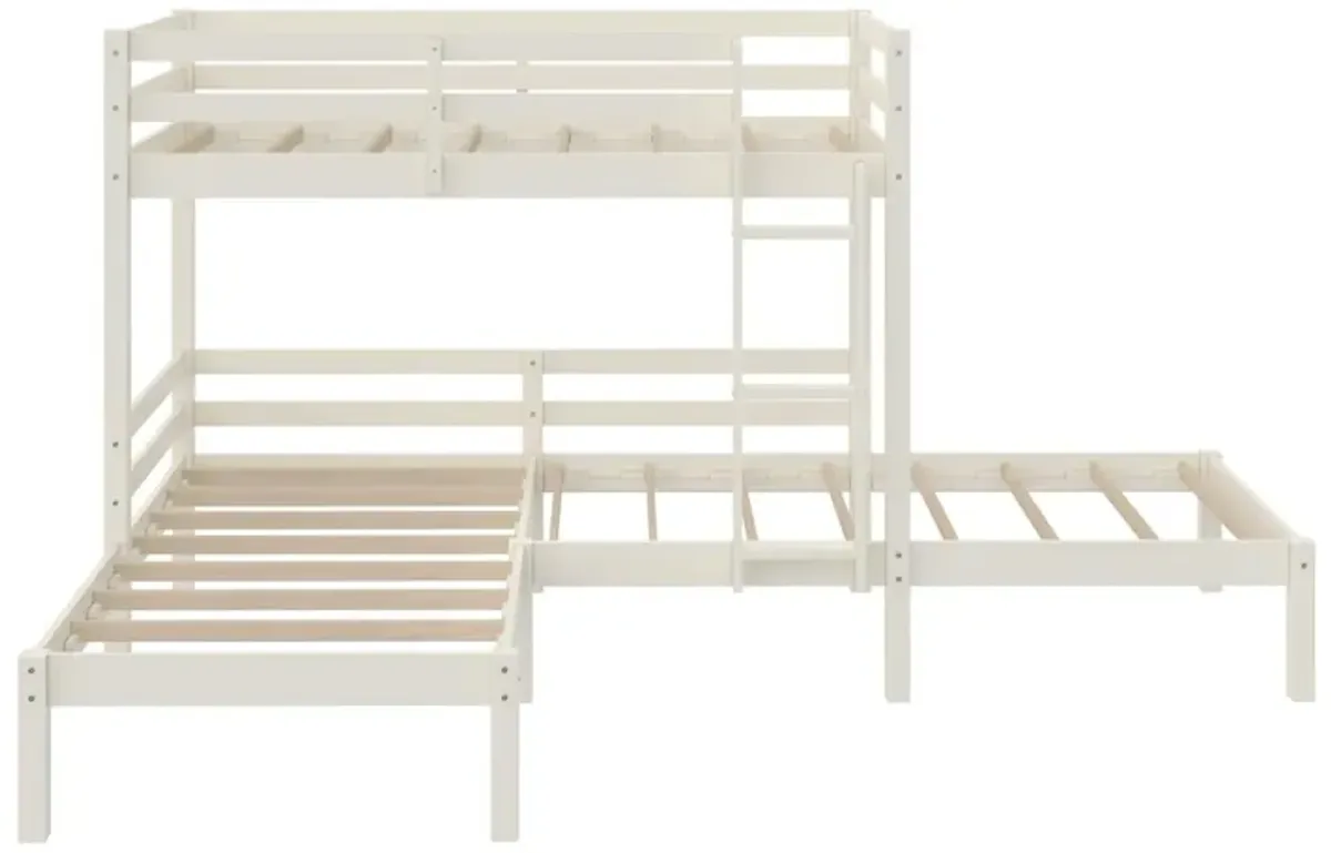 Casey L-Shaped Corner Triple Bunk Bed