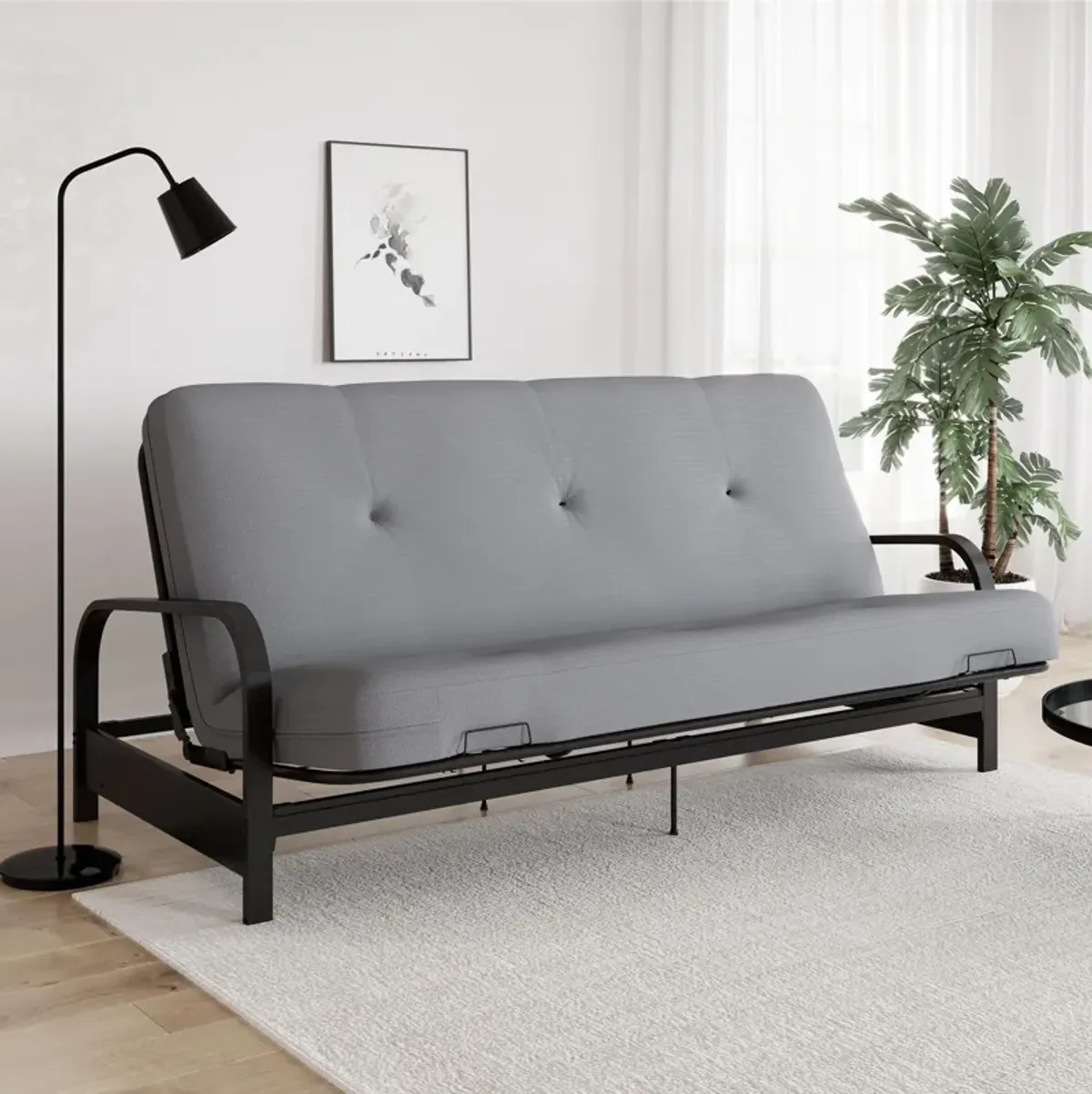 Caden 6 Inch Full Size Poly Filled Futon Mattress