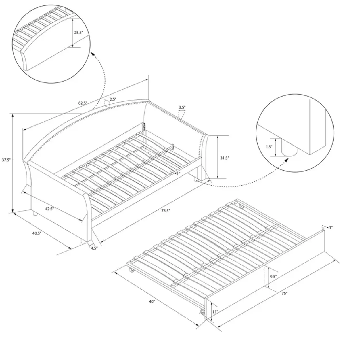 Grayson Daybed & Trundle