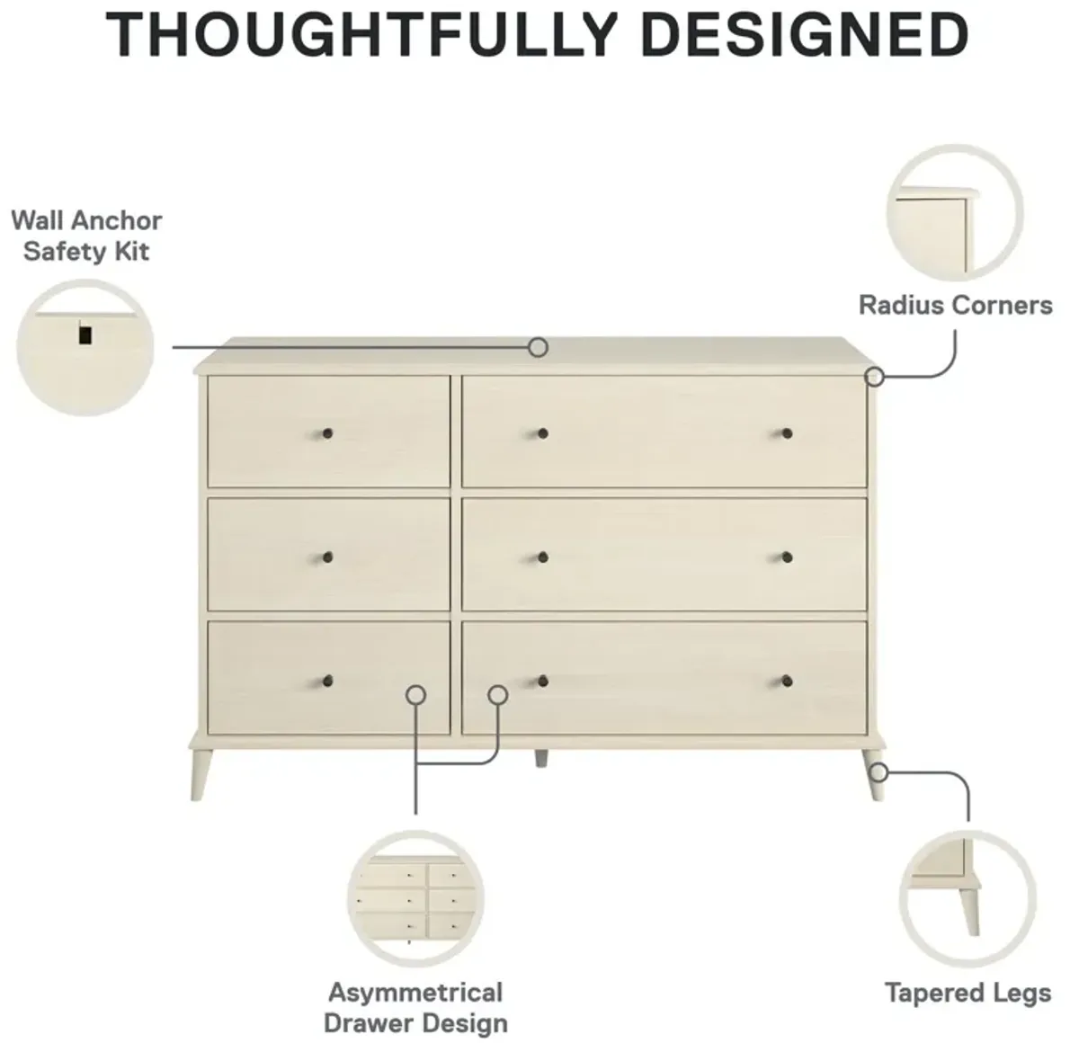 Farnsworth 6 Drawer Dresser