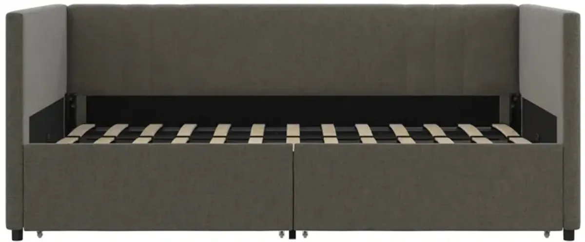 Wynn Upholstered Daybed with Storage Drawers