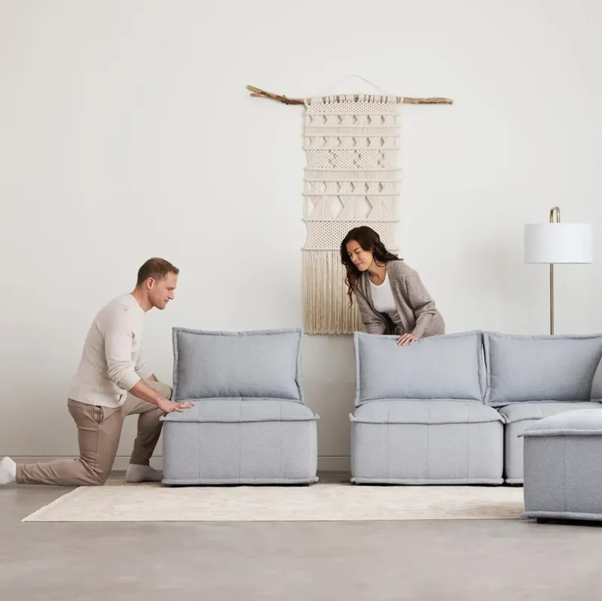 Darcy Armless Chair for Modular Sectional Sofa