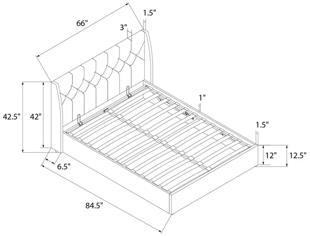 Her Majesty Bed with Storage