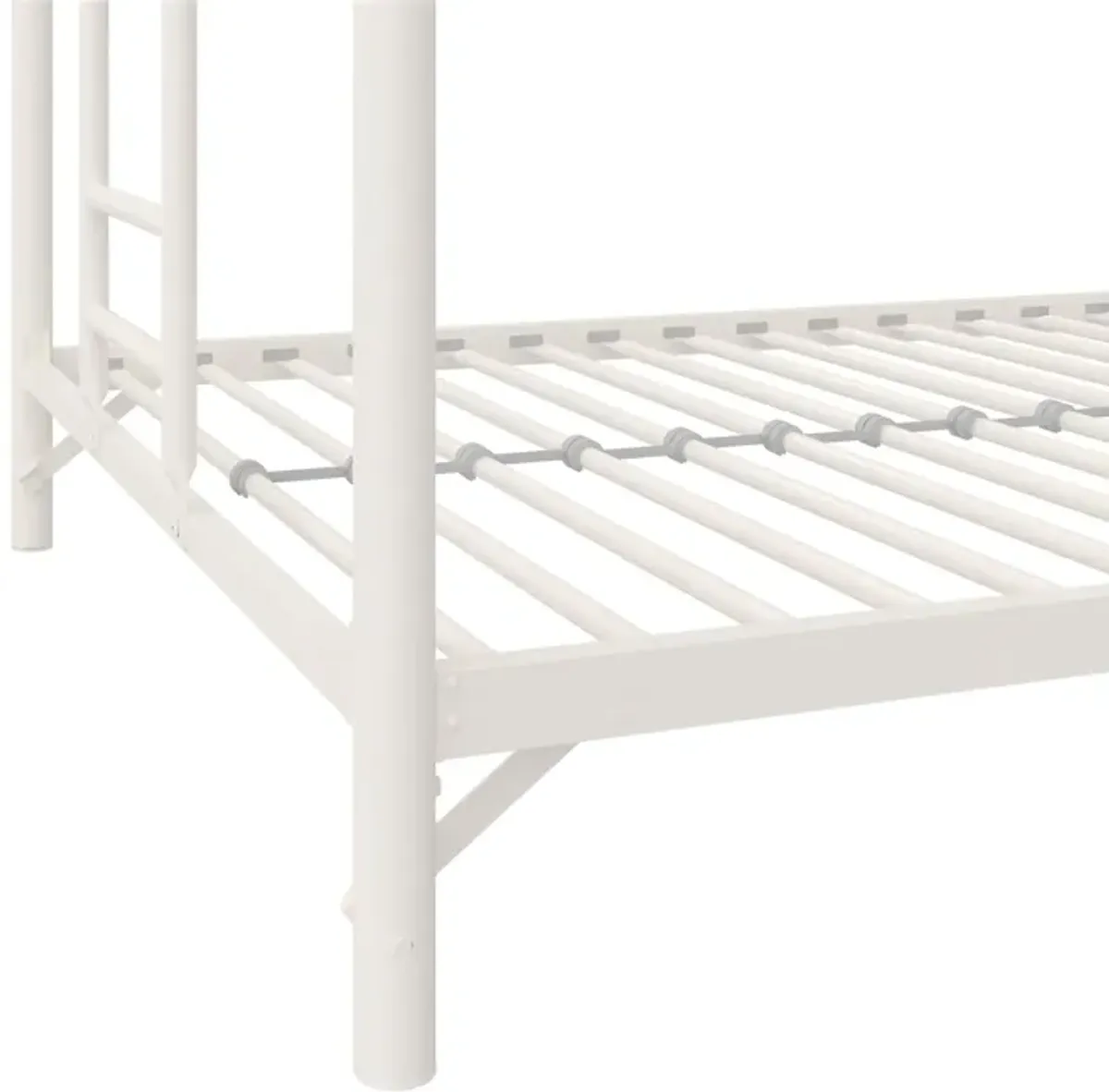 BrEZ Build Collection Easy Assembly Kids Metal Bunk Bed