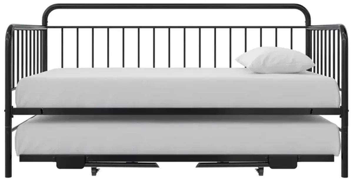 Oddny Metal Daybed with Pop Up Trundle Bed