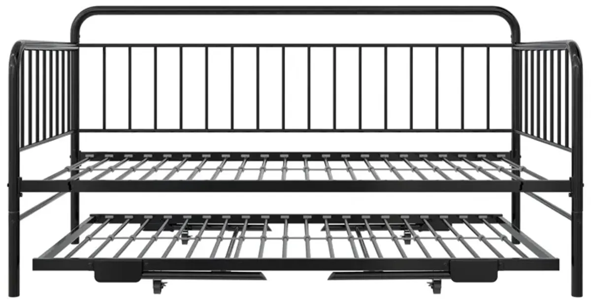 Oddny Metal Daybed with Pop Up Trundle Bed